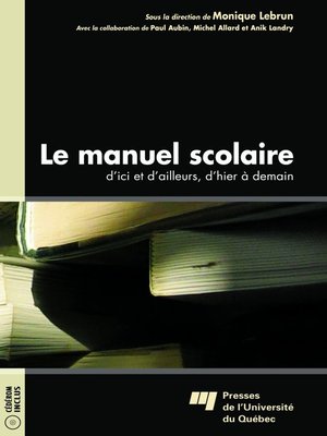 cover image of Le manuel scolaire